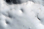 Arabia Terra Crater or Escarpment
