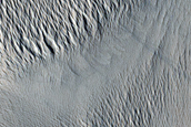 Erosion of Crater in Mangala Valles
