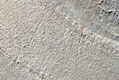 Bands on Surface in Hellas Planitia

