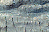Monitor Steep Slopes of Asimov Crater
