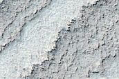 Layering in Burroughs Crater
