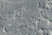 Ejecta and Rays Associated with Crater on Isidis Planitia
