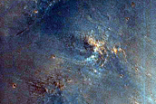 Wall of 19-Kilometer Diameter Crater in Noachis Terra

