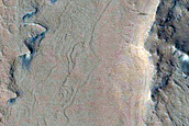 Layered Features in Crater in Arabia Terra
