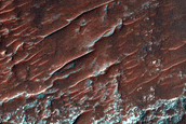 Floor of Uzboi Vallis South of Nirgal Vallis
