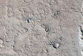 Crater Breach and Kasei Valles Lava Flow
