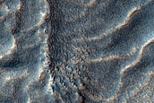 Tongue Shaped Flow near Reull Vallis
