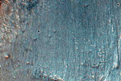 Crater or Escarpment in Margaritifer Terra
