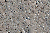 Edge of Lava Flows North of Tharsis Tholus
