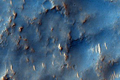 Olivine-Rich Crater Ejecta in Terra Sirenum
