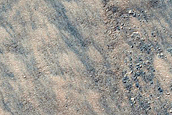 Lobate Forms on Slope in Southern Argyre Region
