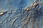 Possible Phyllosilicates in Crater Wall near Mare Serpentis
