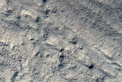 Exposure of South Polar Layered Deposits
