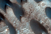 Northwest Meridiani Planum Intracrater Dunes
