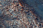 Possible Olivine-Rich Ejecta of Crater within Argyre Region
