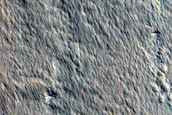 Well-Preserved Ejecta of 20-Kilometer Crater Northeast of Ascraeus Mons
