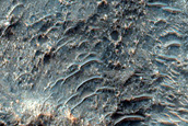 Possible Olivine-Rich Crater Ejecta in Terra Sirenum
