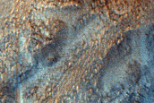 Pitted Cones on Ridge in Acidalia Planitia
