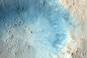 Monitor Slopes of Fresh Crater
