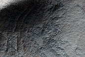 Exposure of South Polar Layered Deposits
