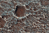 Intercrater Plains Deposits in Tyrrhena Terra
