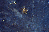 Small Volcano with Channeled Slopes in Syria Colles
