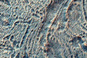Crater Southeast of Icaria Fossae
