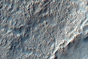 Crater Wall in Terra Sirenum
