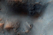 Complex Central Structure of Impact Crater
