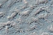 Potential Small Crater on South Polar Layered Deposits

