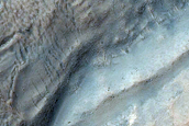 Gullied Impact Crater
