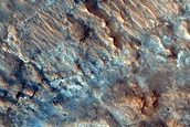 Terrain East of Maja Valles Crater
