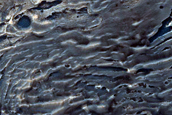 Layered Crater Fill Material
