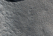 Channels on Crater Rim in Northern Mid-Latitudes
