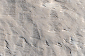 Well-Preserved Ejecta of 20-Kilometer Crater Northeast of Ascraeus Mons
