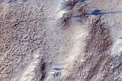 Pedestal Crater on Hellas Planitia Floor
