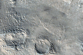 Cratered Features in Olympus Mons Aureole
