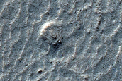 Flow Features in Southern Mid-Latitude Craters
