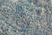 Brain Terrain Forming in Crater East of Renaudot Crater
