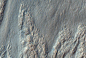 Gullies on Outer Crater Wall in Nereidum Montes
