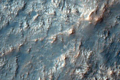 Possible Banded Olivine-Rich Massif in Northeast Hellas Planitia
