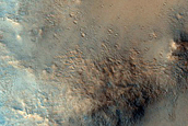 Central Uplift of Impact Crater
