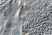 Crater Wall Layer Outcrop
