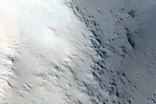 Rim of Peridier Crater
