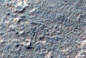 Ridged Landforms in Noachis Terra South of Greeley Crater
