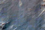 Valleys in Crater Northeast of Argyre Planitia
