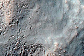 Wrinkle Ridge and Channel Intersection