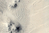 Crater in Elysium Planitia
