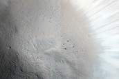 Crater with Steep Slopes
