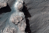 Monitor Slope Features in Rabe Crater
